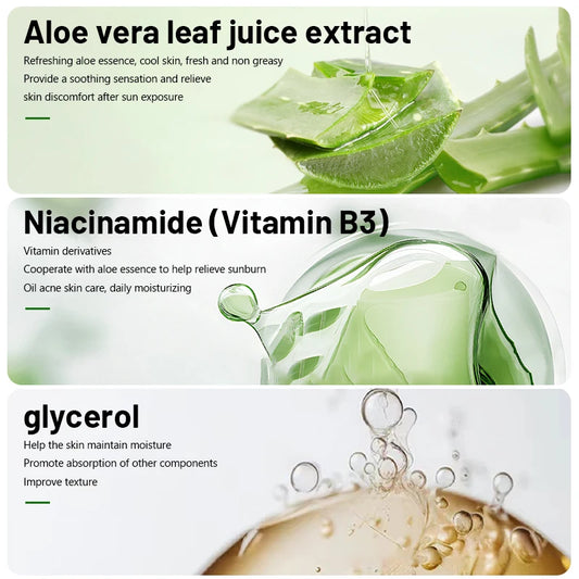 100g Aloe Vera Moisturizing Face Cream Repairs Dry Skin Protects Skin Lubricates and Tightens Skin Care Products for Women & Men