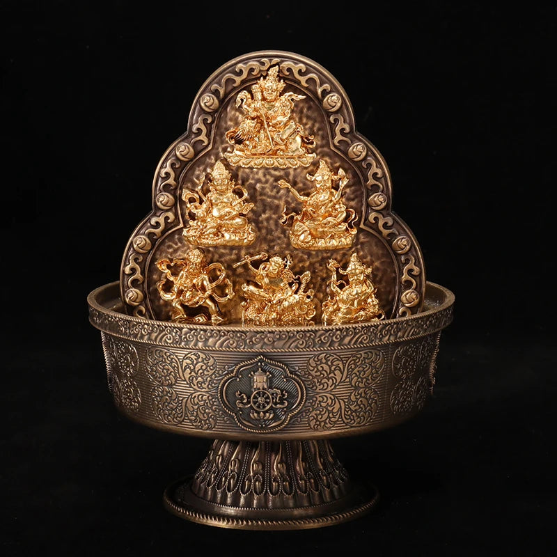 Tibet Buddhism Water God of Wealth Yellow God of Wealth Six Road God of Wealth the Five Jambhalas Tibetan Bala Buddha Offering