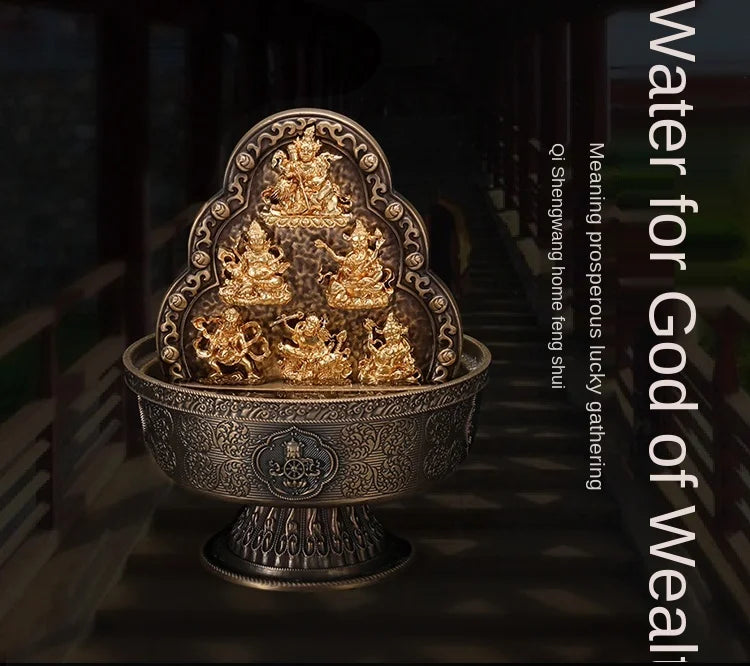 Tibet Buddhism Water God of Wealth Yellow God of Wealth Six Road God of Wealth the Five Jambhalas Tibetan Bala Buddha Offering