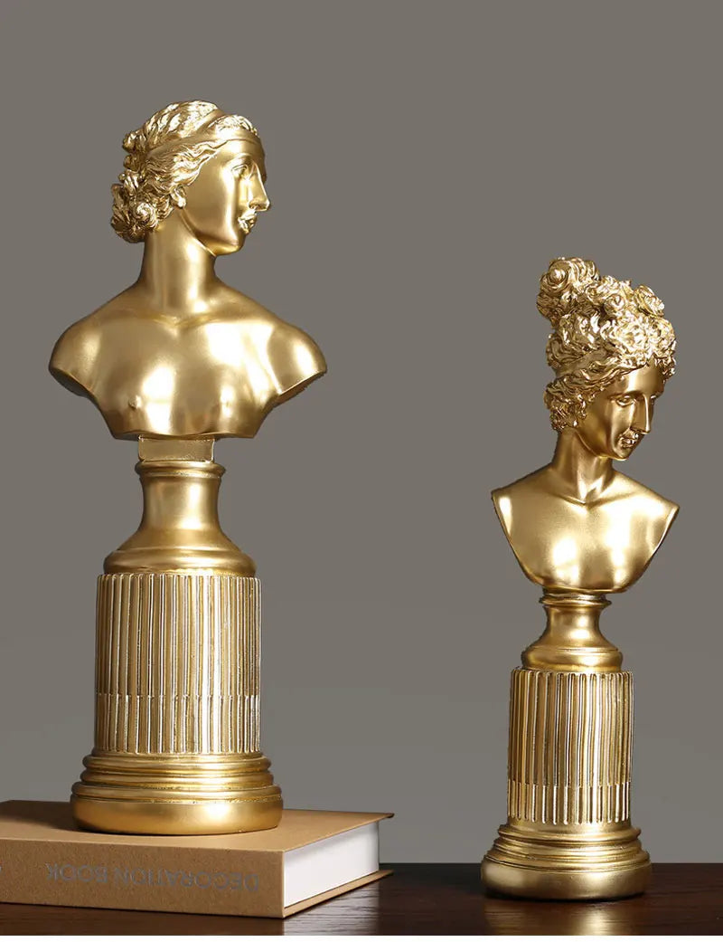 Home Decoration Goddess Statue Model Light Luxury Livingroom Bedroom Office Hotel Hall Decor Art Crafts Figurines Ornaments