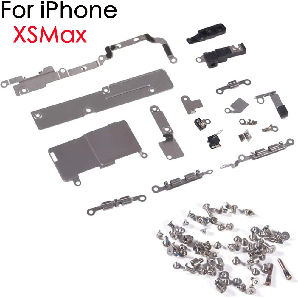 Full Set Inner Accessories For iPhone 6 6s 6P 7P 8P X XS 11 Pro Max Metal Parts Holder Bracket Shield Plate With Full Screws Set