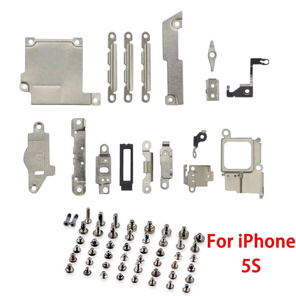 Full Set Inner Accessories For iPhone 6 6s 6P 7P 8P X XS 11 Pro Max Metal Parts Holder Bracket Shield Plate With Full Screws Set