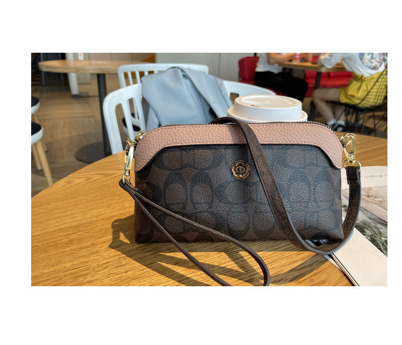 2025 New Handbags Women's Small Bags Fashionable Shoulder Crossbody Bags Trendy Wallets Women's Long Mobile Phone Bags Mom's Style