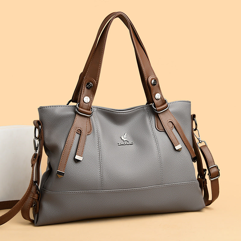 Bags Women's Bags New 2025 Crossbody Bags Women's Shoulder Bags Women's Atmospheric Middle-Aged Women's Handbags Women's One Piece Dropshipping
