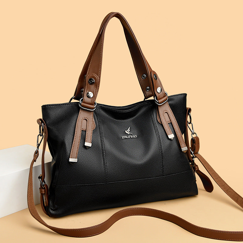Bags Women's Bags New 2025 Crossbody Bags Women's Shoulder Bags Women's Atmospheric Middle-Aged Women's Handbags Women's One Piece Dropshipping