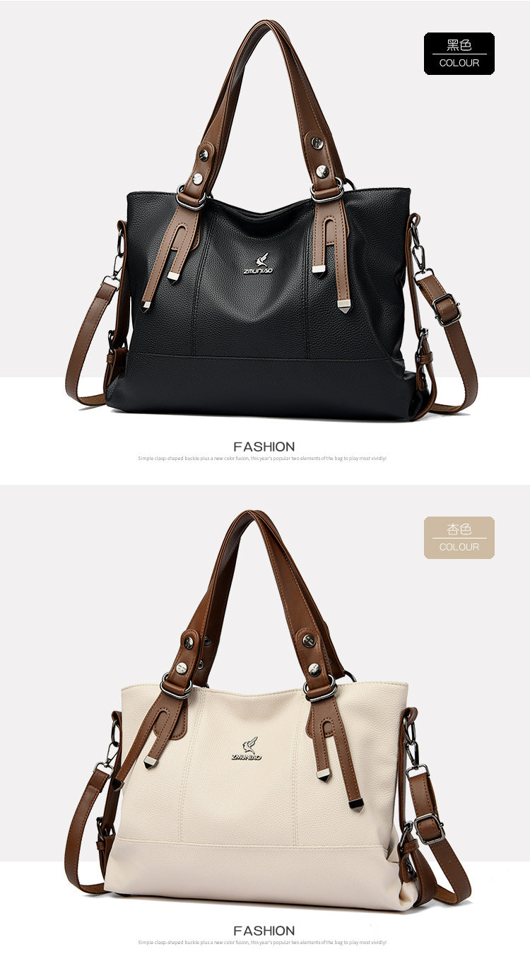 Bags Women's Bags New 2025 Crossbody Bags Women's Shoulder Bags Women's Atmospheric Middle-Aged Women's Handbags Women's One Piece Dropshipping