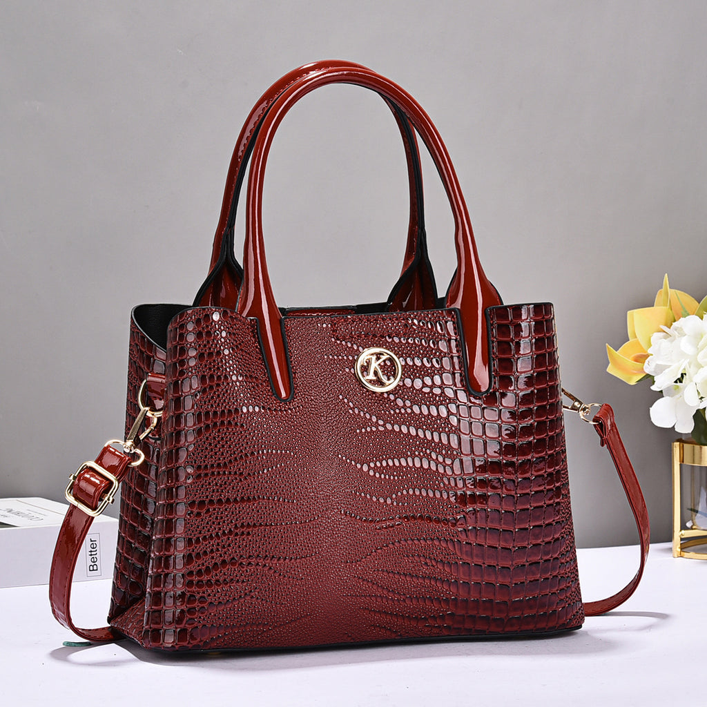 Trendy Handbags for Women 2026 New Crocodile Pattern Women's Bags European and American Fashion Handbags Single Shoulder Crossbody Bag