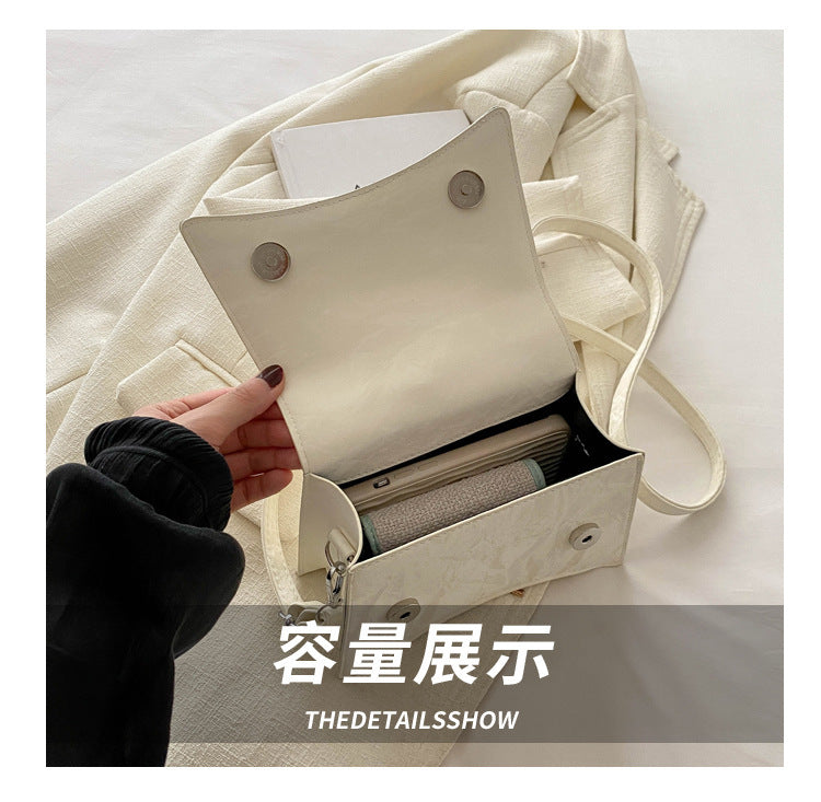 Trendy and Sophisticated Niche Handbags for Women, Popular in 2025 Summer, New Pearl Design Small Tote and Crossbody Bag