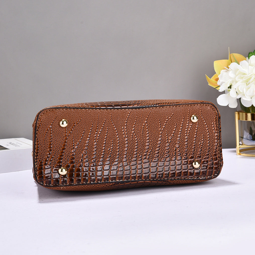 Trendy Handbags for Women 2026 New Crocodile Pattern Women's Bags European and American Fashion Handbags Single Shoulder Crossbody Bag