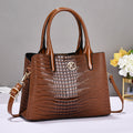 Trendy Handbags for Women 2026 New Crocodile Pattern Women's Bags European and American Fashion Handbags Single Shoulder Crossbody Bag