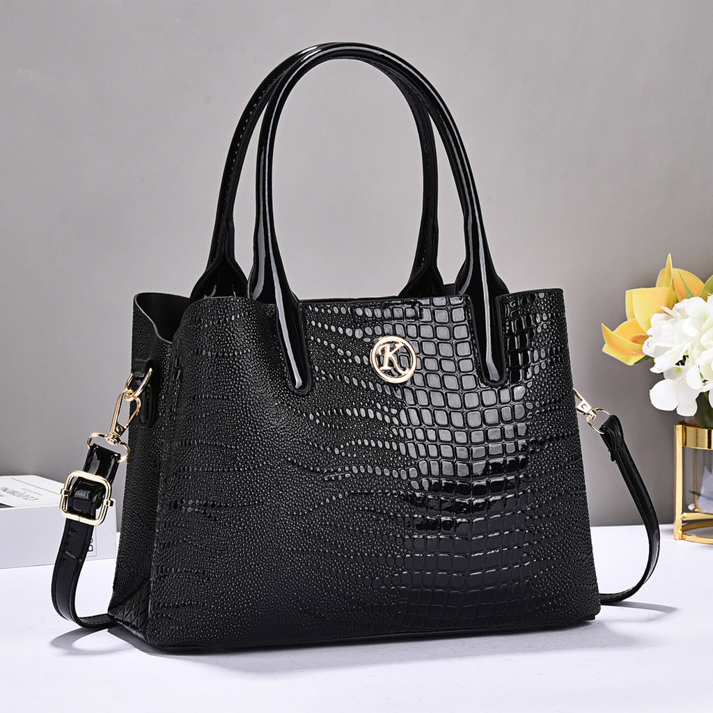 Trendy Handbags for Women 2026 New Crocodile Pattern Women's Bags European and American Fashion Handbags Single Shoulder Crossbody Bag