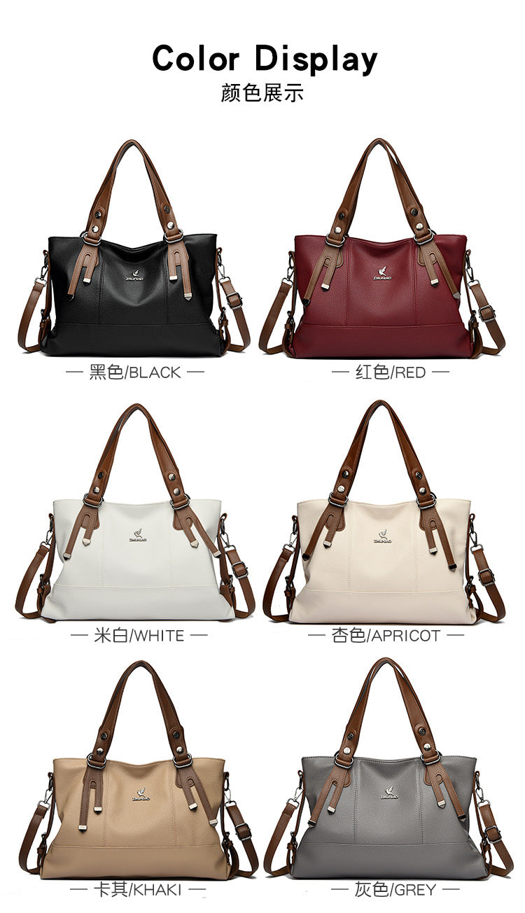 Bags Women's Bags New 2025 Crossbody Bags Women's Shoulder Bags Women's Atmospheric Middle-Aged Women's Handbags Women's One Piece Dropshipping