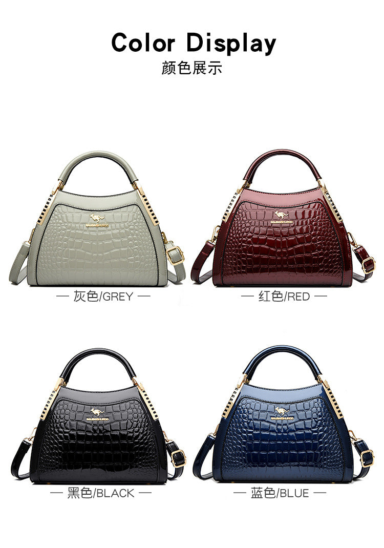 Bags Women's Bags Crocodile Pattern Handbags 2025 Foreign Trade New Trendy Ladies Handbags Women's Shoulder Bags