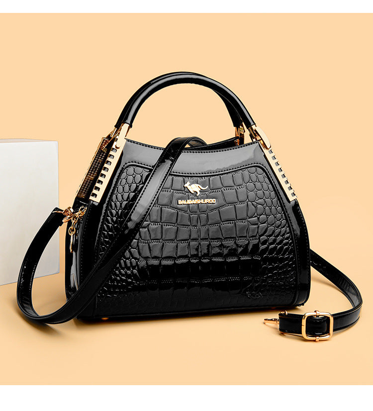 Bags Women's Bags Crocodile Pattern Handbags 2025 Foreign Trade New Trendy Ladies Handbags Women's Shoulder Bags