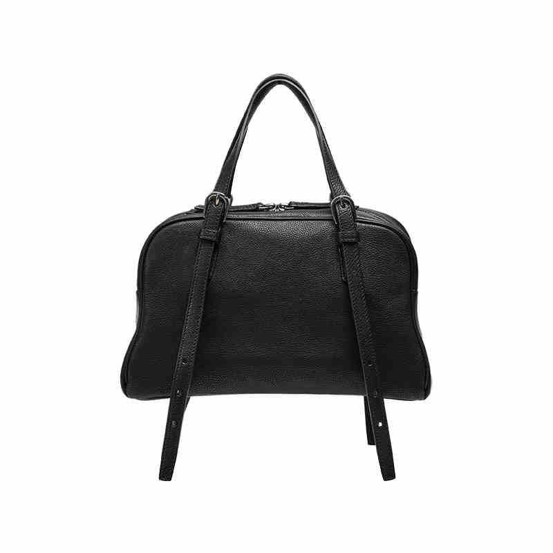 New Arrival Vegetable Tanned Leather High-Grade Youyou Bowling Bag Women's Spring Retro Large Capacity Commuting Shoulder Handbag