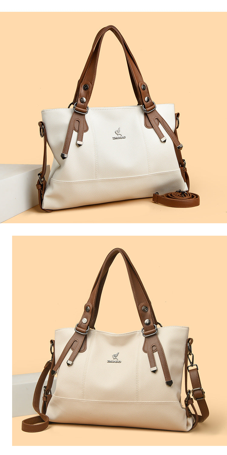 Bags Women's Bags New 2025 Crossbody Bags Women's Shoulder Bags Women's Atmospheric Middle-Aged Women's Handbags Women's One Piece Dropshipping