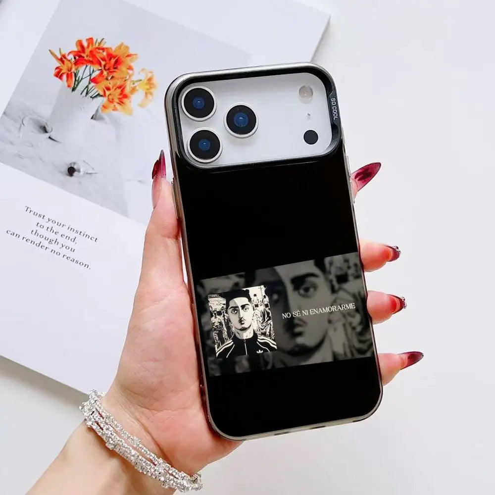 M-Morad MDLR Morad04 Phone Case For iPhone 12 13 14 15 16 17Pro Max Plus Protect Plating Phone Cover