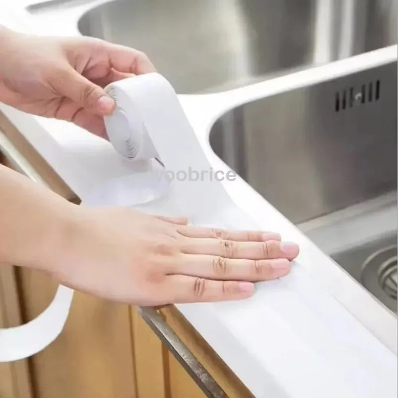 Sealing Waterproof Tape Bathroom and Kitchen Border Tape in The Bath Anti-mildew Caulking Sealed Waterproof Isolate Tape Sticker
