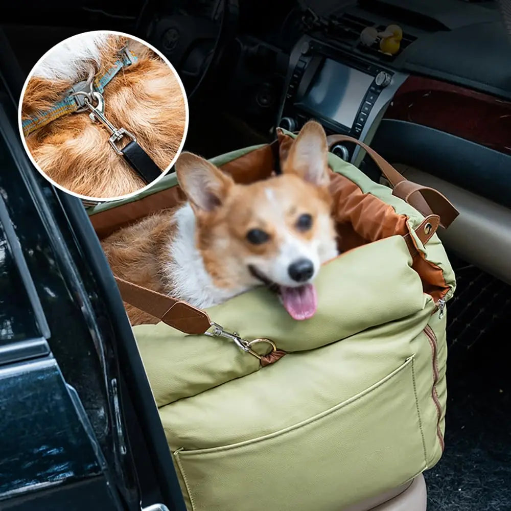 The Car Pet Bed Is Detachable and Washable, Suitable for All Four Seasons.waterproof and Biting Dog Bed Made of Leather PU