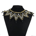 Boho Ethnic Big Choker Necklaces Women Handmade Jewelry Indian Statement Layered Collar Necklace Collier Femme Tribal Party Gift