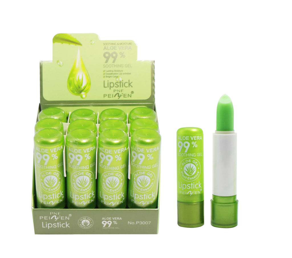Aloe Vera Color-Changing Lip Balm, Moisturizing Repairing, Waterproof, Anti-Dryness,Temperature-Activated Lipstick for Hydration
