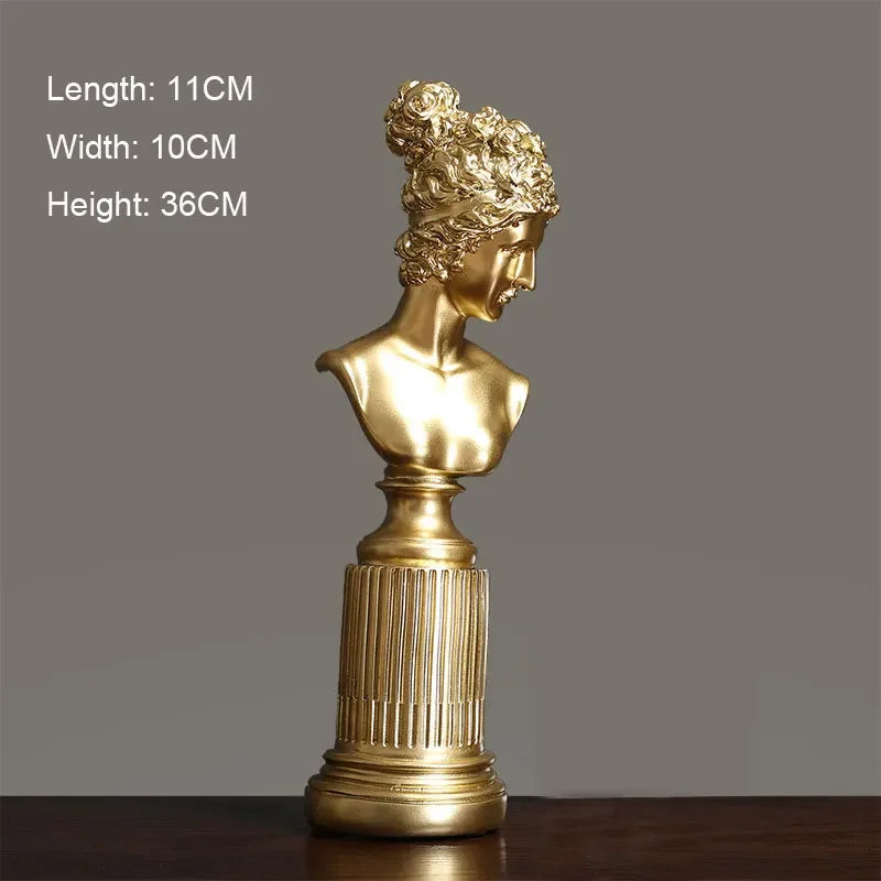 Home Decoration Goddess Statue Model Light Luxury Livingroom Bedroom Office Hotel Hall Decor Art Crafts Figurines Ornaments