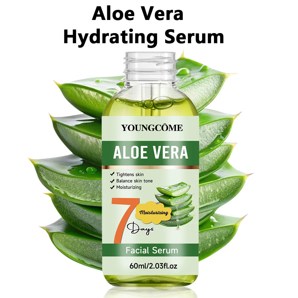 ALOE VERA Facial Serum - Skin Tightening, Hydrating & Soothing Formula | Balance Complexion | Natural Moisturizing Essence