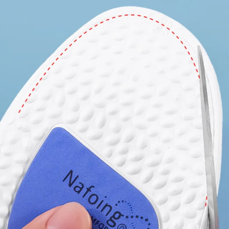 Arch Support Insoles Sneakers Height Increasing Shoe Pad Cuttable U-shaped Cup Shoes Cushion Relieve Foot Pressure Sports Insole