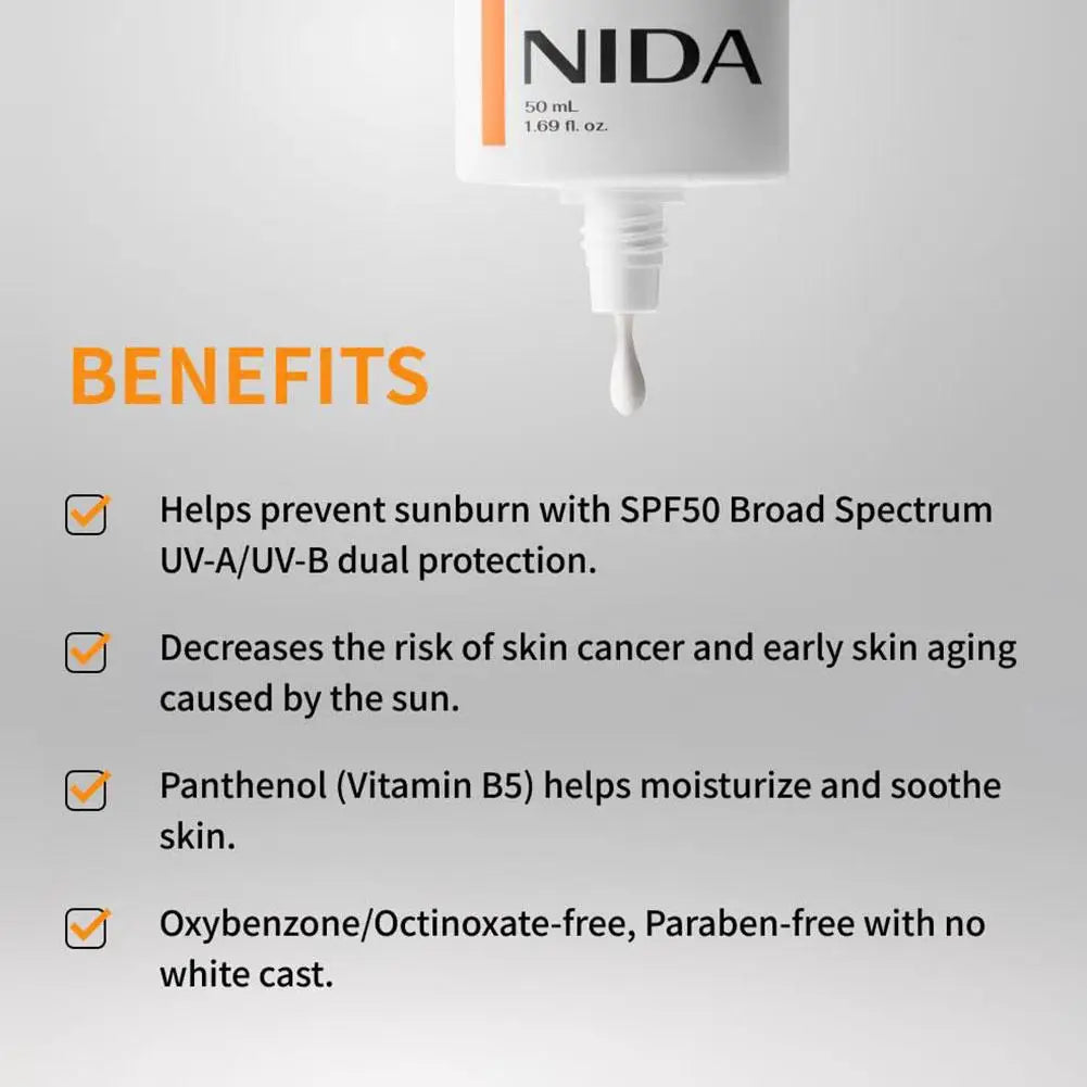 Eye Cream Sunscreen 2 in 1 Daily Moisturizing UV Protection Anti Wrinkle Dark Circles Puffiness Fast Absorb Non Greasy Eye Care