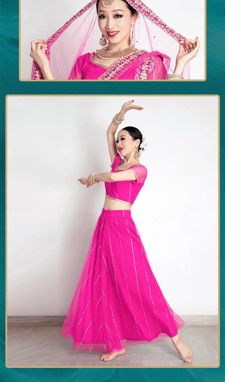 2025 indian traditional clothing pakistani sarees dress women elegant clothing party dress cosplay dance wear stage dress a9