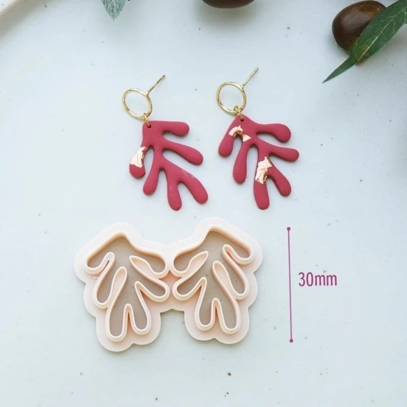 Summer Ocean Series Polymer Clay Cutter Shell/Conch Soft Ceramic Earring Mold DIY Ring Bracelet Jewelry Polymer Clay Tool