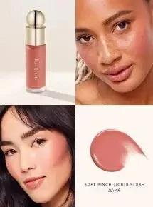 Rare Beauty Lipstick Lip Waterproof Gloss Glossy Shimmer Liquid Blush Long-lasting Non-makeup Liquid Contour Natural Blendable