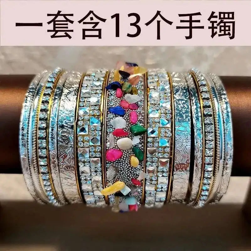 Indian Dance Multi Ring Bracelet Dai Dance Thai Dance Performance Accessories Performance Belly Dance Flying Dance
