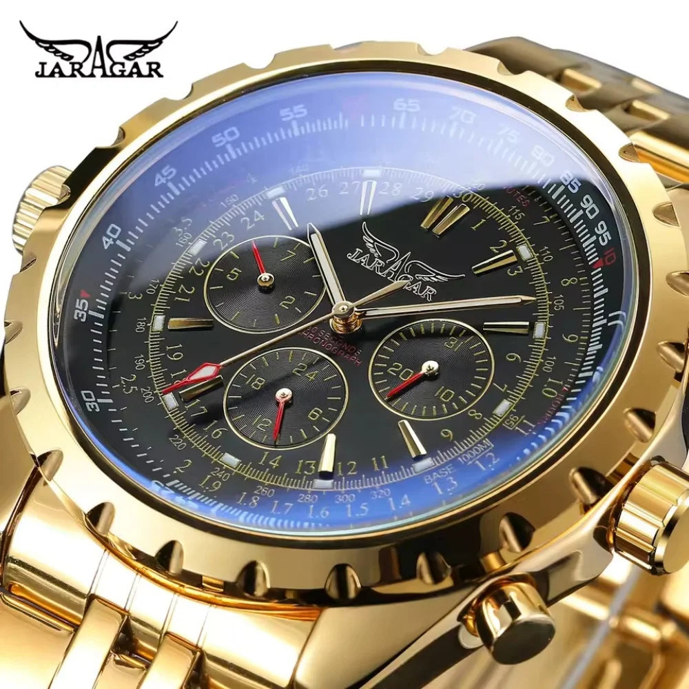 High-End Men's Watches Are a Stylish and Functionally Practical Mechanical Timepiece Made of Stainless Steel, Featuring a Hollow Design and a Large Dial. Its Attractive Appearance Makes It Suitable for Everyday Gifts, and It