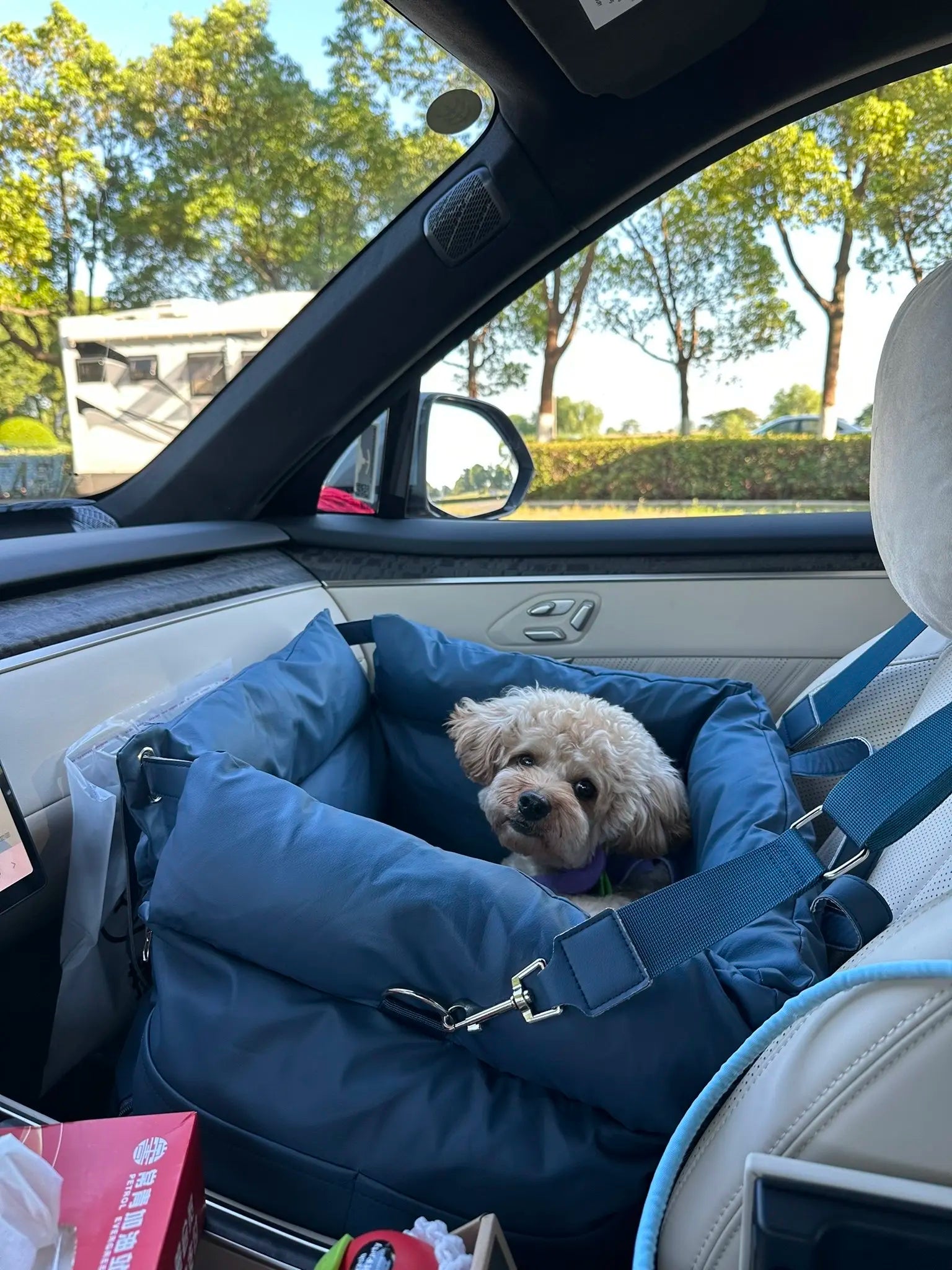 The Car Pet Bed Is Detachable and Washable, Suitable for All Four Seasons.waterproof and Biting Dog Bed Made of Leather PU