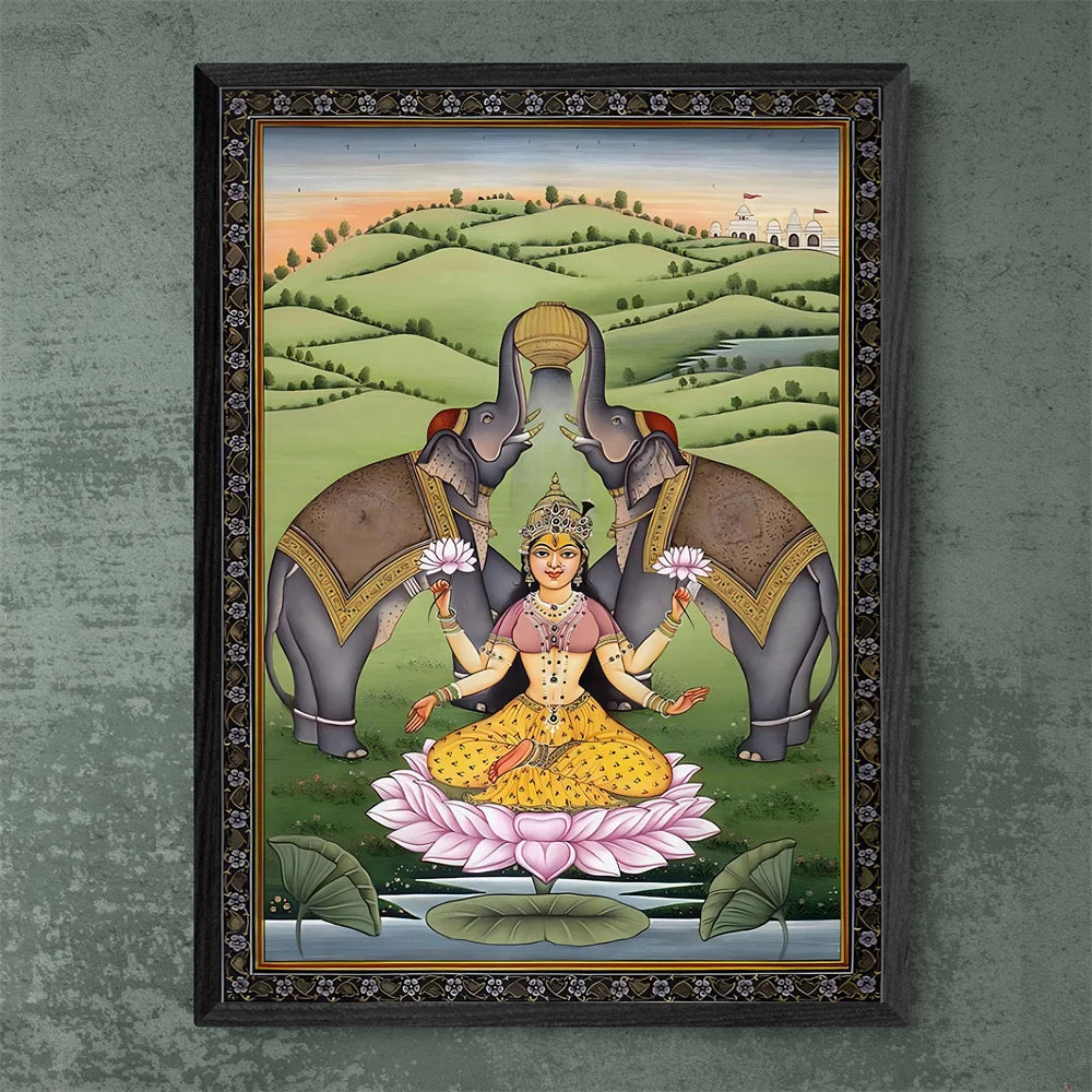 Hindu Goddess Wall Art Kali Mahavidya Poster Tantric Shakti Devi Canvas Painting Home Living Room Decoration Painting