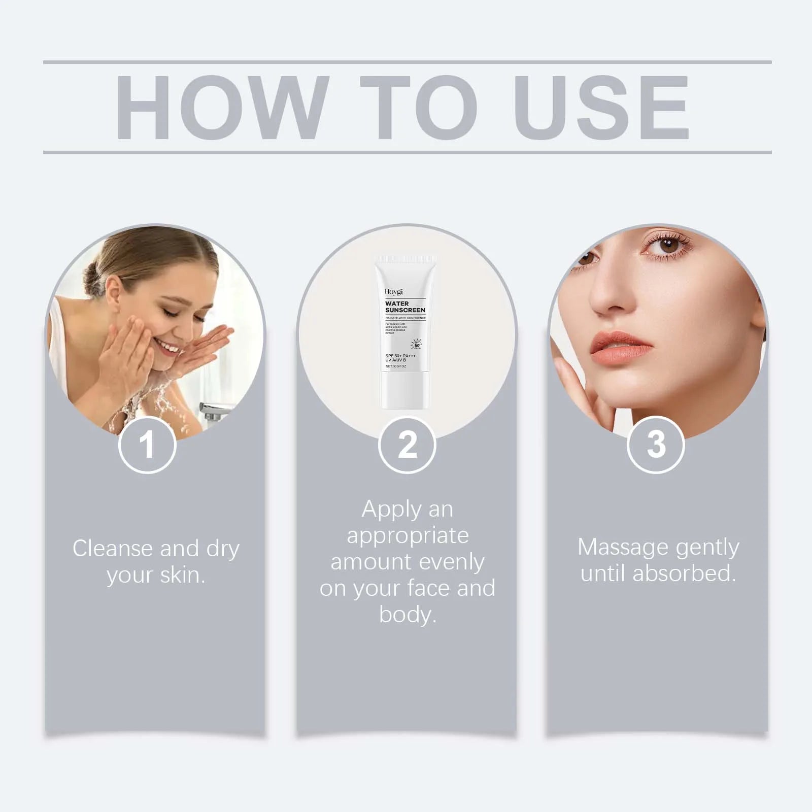 Sunscreen Cream Stick Spf 50+ Anti Oxidant UV Oil-Control Concealer Nourishing High Sun Protection Isolation Cream for Face Body