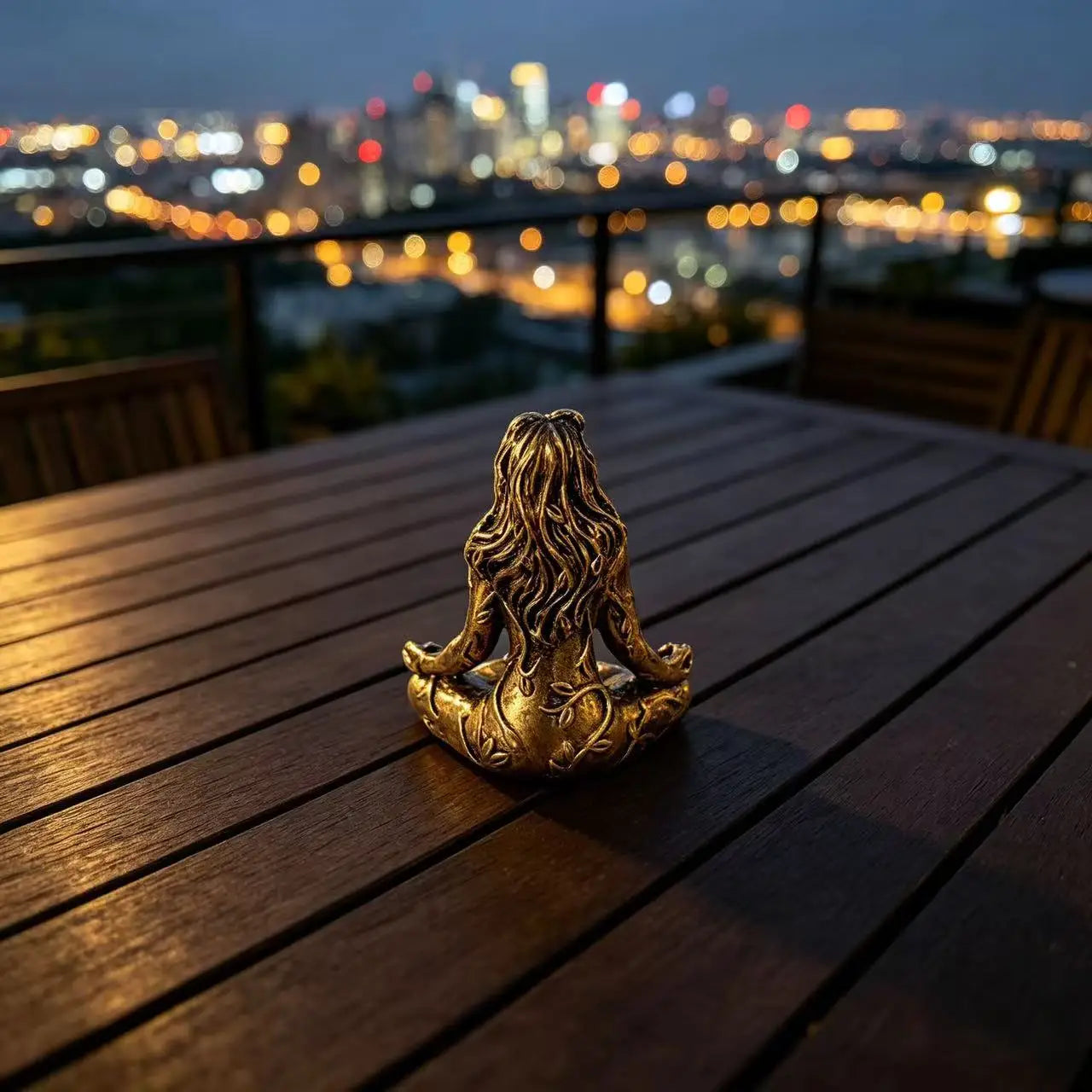 Goddess Statue, Gaia Statue, Mother Earth Nature, Moon Statue, Resin Witch Spirit Statue, Home Room Decoration, Garden Decoratio