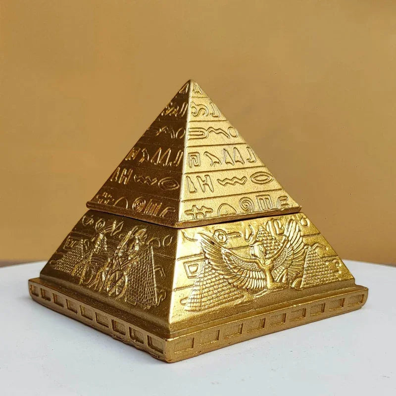 Ancient Egypt Pyramid Obelisk Statue,Isis God Figurines Egyptian Magic Marriage Goddess Resin Sculpture Crafts Home Decortion