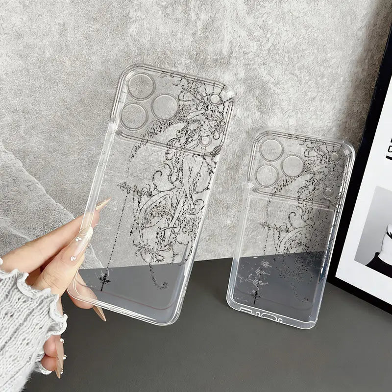 The Phone for  iPhone17Air 16 15 14 13 12 11 Pro Max X XS XR XSMAX 7 8 6 6S PlusWinged Goddess