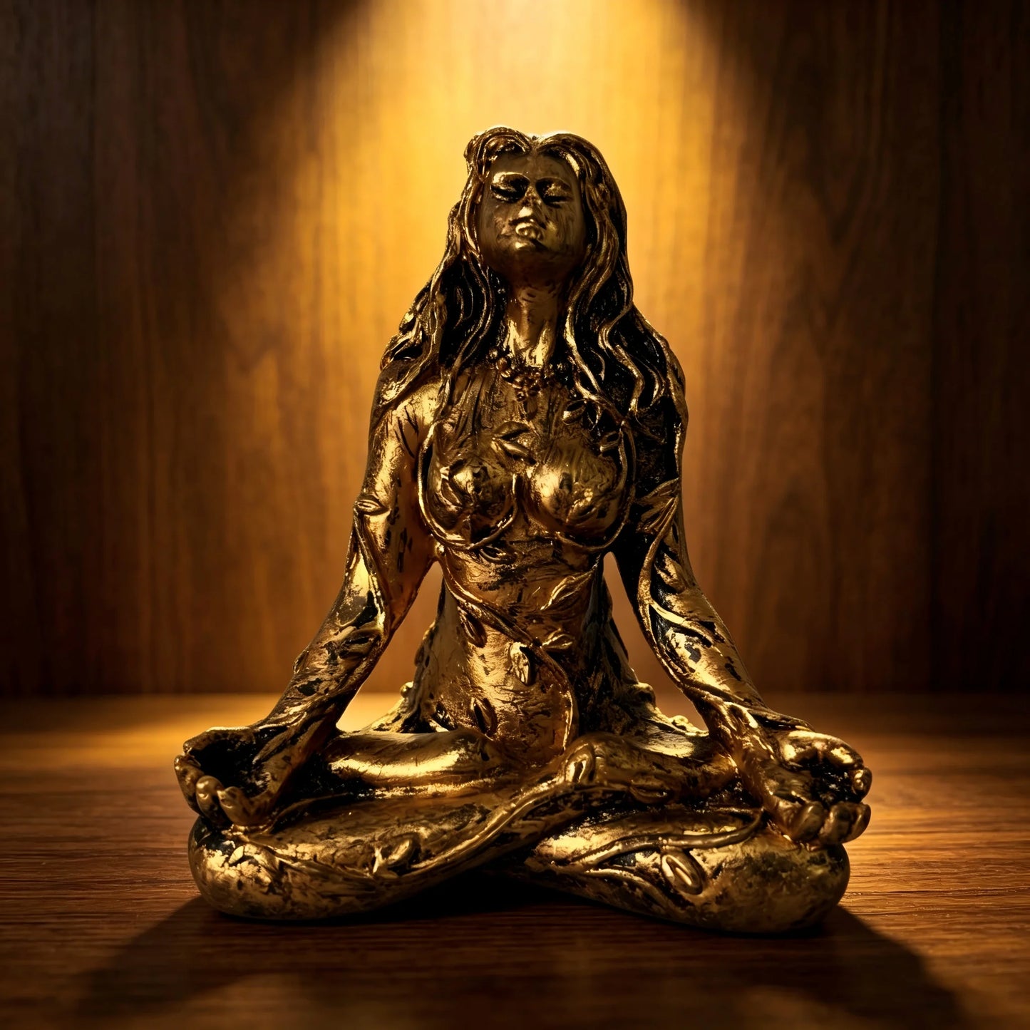 Goddess Statue, Gaia Statue, Mother Earth Nature, Moon Statue, Resin Witch Spirit Statue, Home Room Decoration, Garden Decoratio