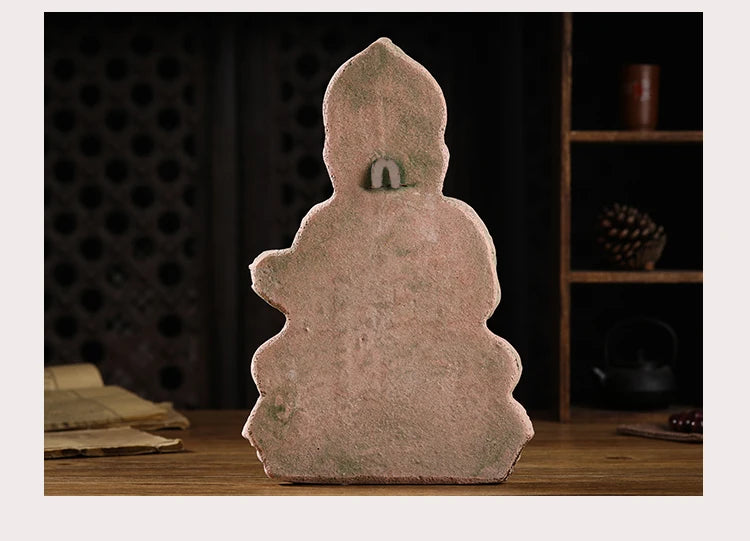 Thai Elephant God Sand Sculpture Home Decor Deity Display Stand Living Room TV Cabinet Ornament