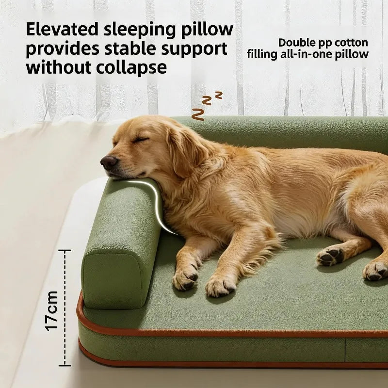 Dog Beds Large Removable Washable Dog Bed Medium-sized and Large Waterproof and Tear Resistant Dog Beds Suitable for All Seasons