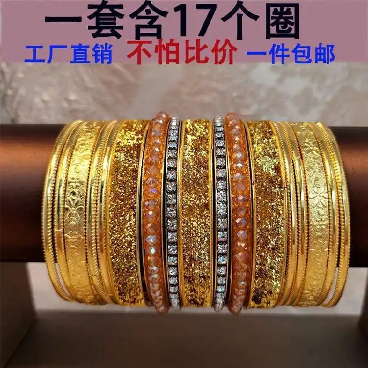 Indian Dance Multi Ring Bracelet Dai Dance Thai Dance Performance Accessories Performance Belly Dance Flying Dance