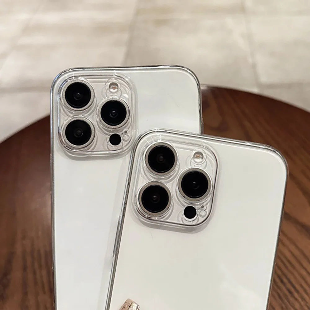 Clear Case For iPhone 17 16 15 14 11 12 13 Pro Max 7 8 15 16 Plus X XR XS Max Air SE 2020 2022 iphone11 Shockproof Cover Funda