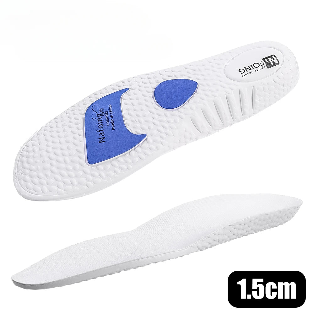Arch Support Insoles Sneakers Height Increasing Shoe Pad Cuttable U-shaped Cup Shoes Cushion Relieve Foot Pressure Sports Insole