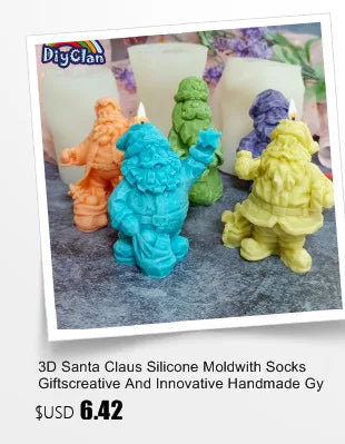 Indian Elephant Trunk God Model Silicone Mold Garnesh Candle Mould Aromatherapy Gypsum Resin Clay Crafts Home Decoration Tools