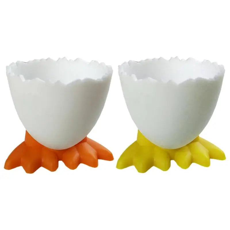 Egg Cup Egg Holder for Countertop Chicken Feet Egg Tray Egg Stand Tool Creative Fun Cutlery for Kitchen Bakery Home Table Decor