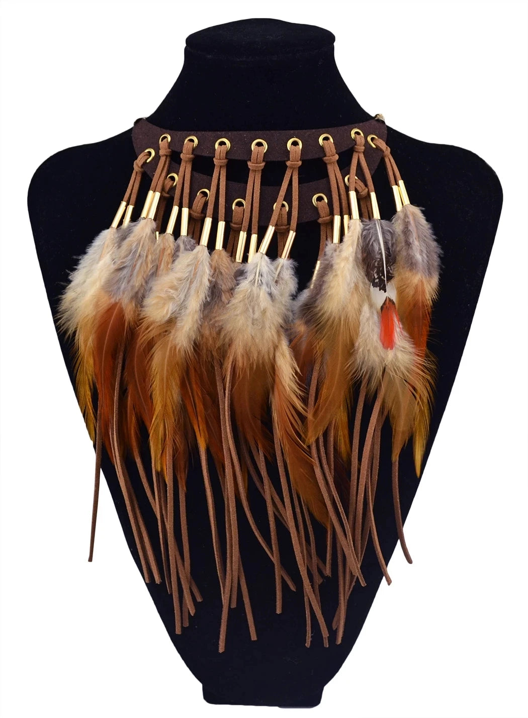 Boho Ethnic Big Choker Necklaces Women Handmade Jewelry Indian Statement Layered Collar Necklace Collier Femme Tribal Party Gift