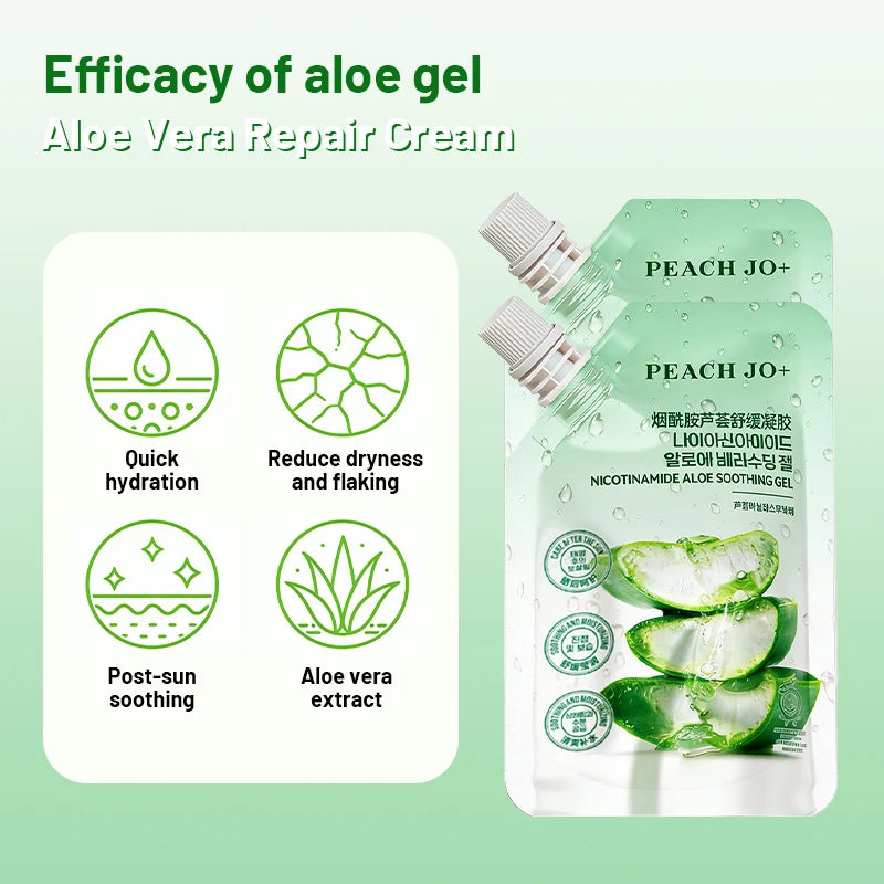 100g Aloe Vera Moisturizing Face Cream Repairs Dry Skin Protects Skin Lubricates and Tightens Skin Care Products for Women & Men